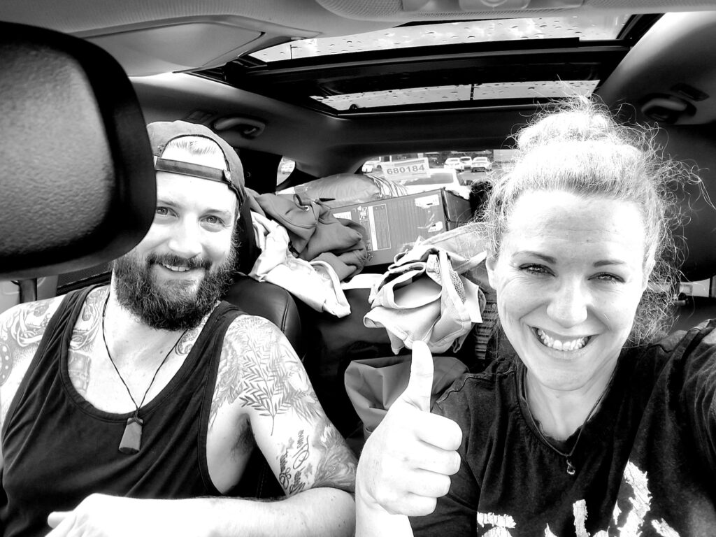 dans la voiture 3 lache pas la patate