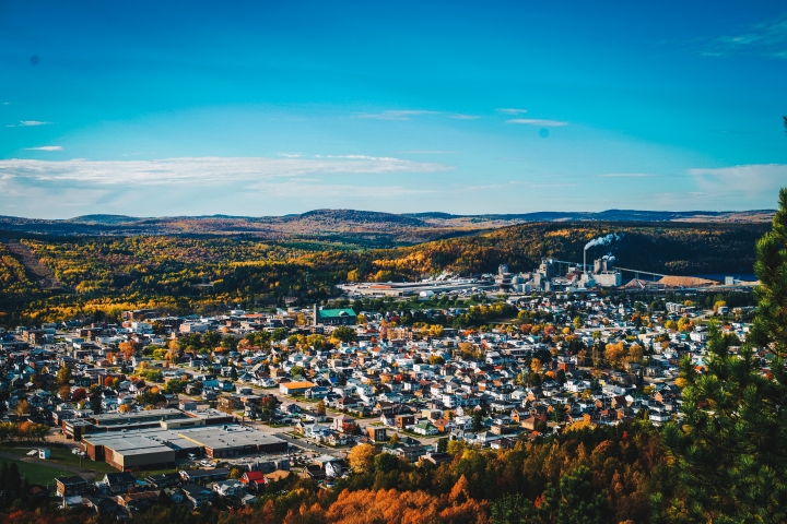 la tuque vue du haut