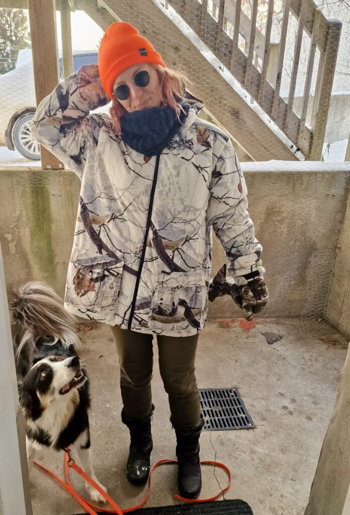 lachepaslapatate julie tenue de chasse