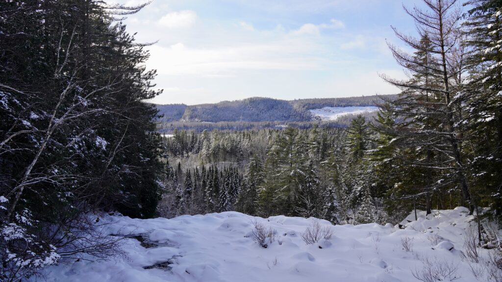 lachepaslapatate parc des chutes hiver