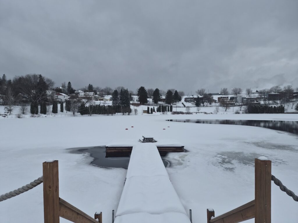 lachepaslapatate lac saint louis janvier 2