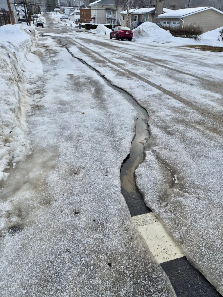 lachepaslapatate fond neige rue