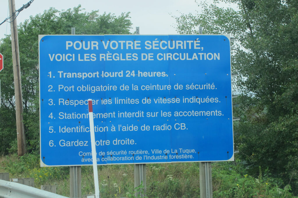 panneau route 25