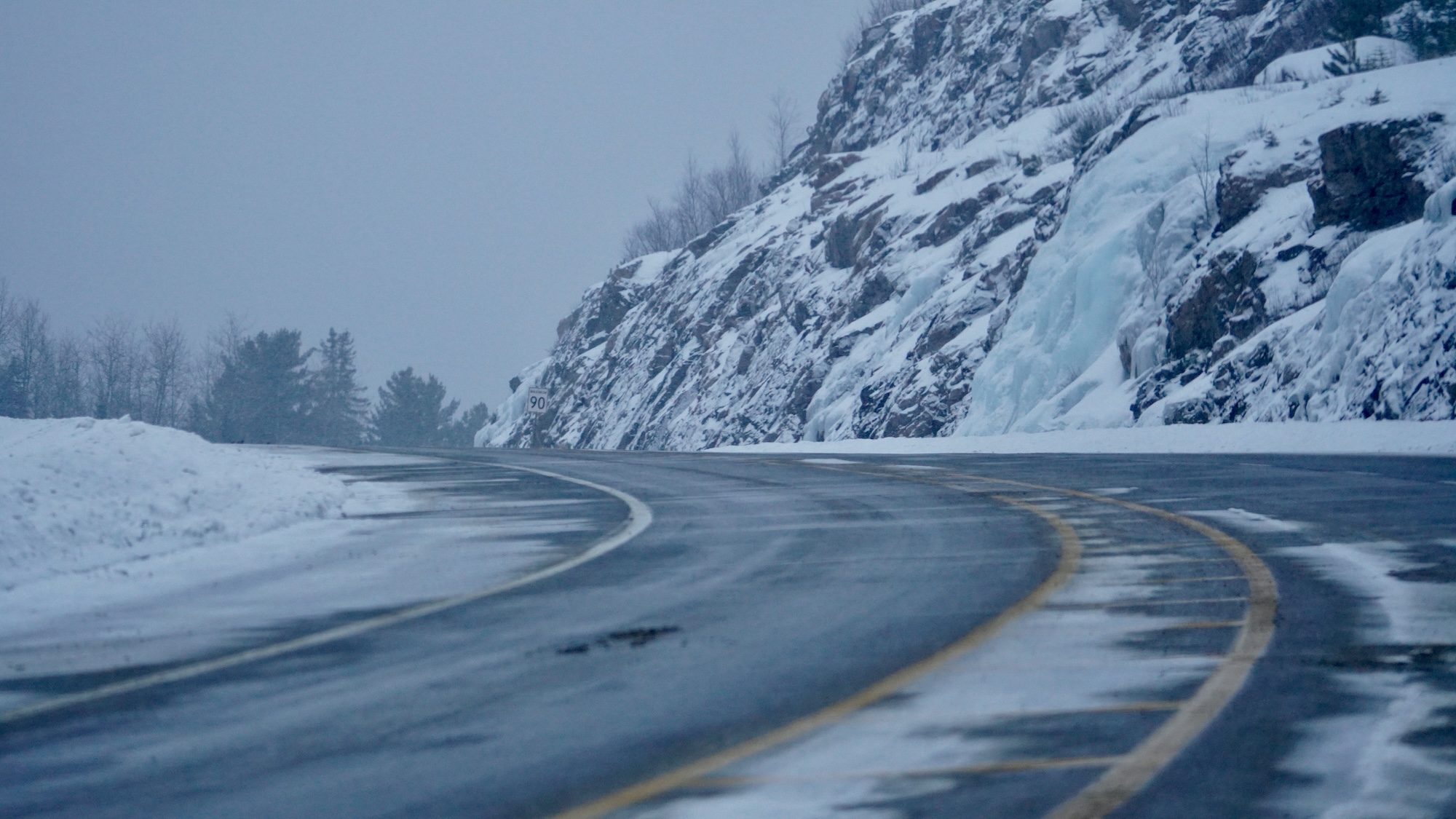 lachepaslapatate route 155 hiver